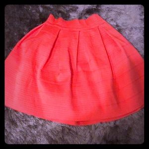 Express skirt bloody orange, Xs new, never worn